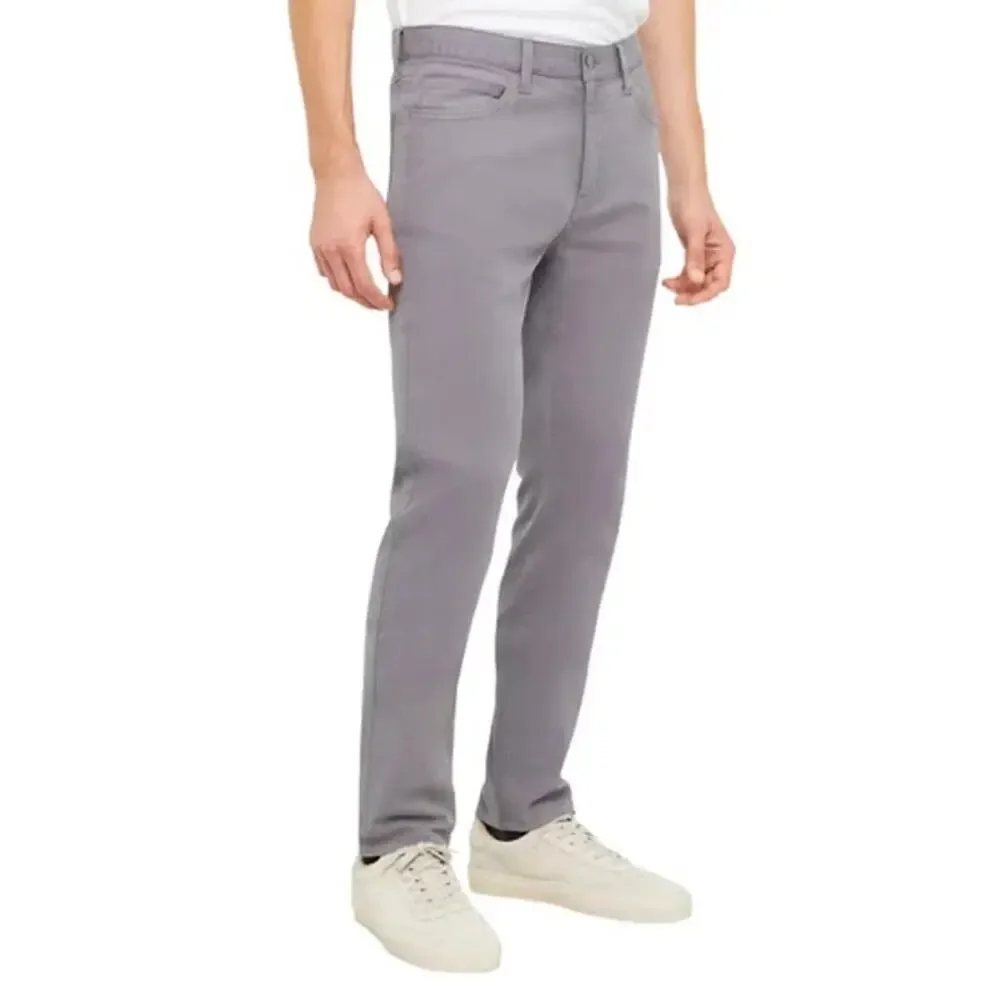 NWOT Banana Republic Gray 5-Pocket Twill Stretch Chino Pants Men's Size 36x34